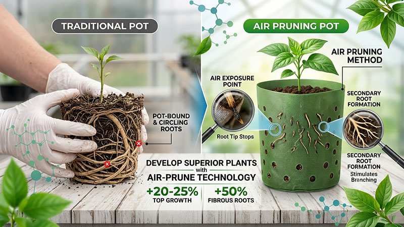Tip Sheet: Air Pruning Method Helps Critsite Develop Superior Plants